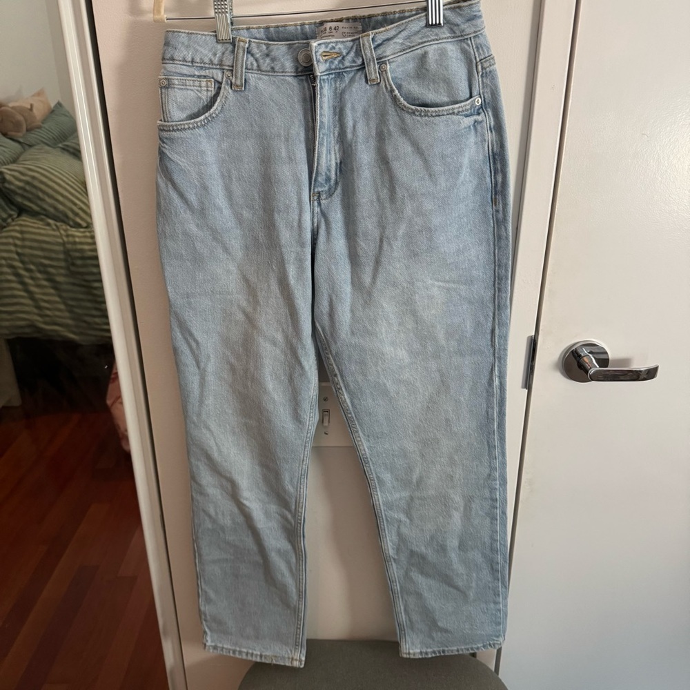 PRIMARK Classic Light Blue High Rise Mom Jeans
